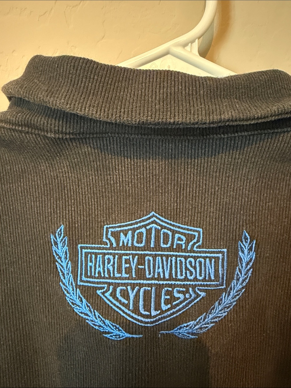Harley-Davidson Black Women's Sleeveless Zip Vest with Blue Logo size 2XL ✨ - Picture 5 of 8